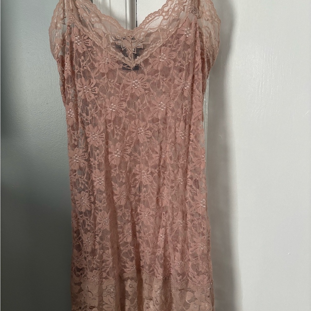 Elegant Lace Top in Blush Pink